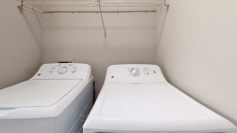 washer and dryer