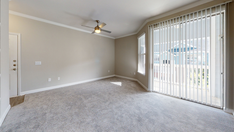 large, spacious apartment living room